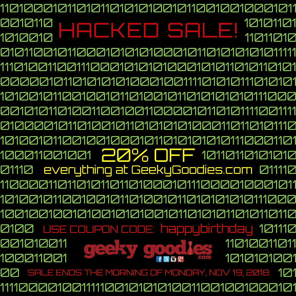 HACKED SALE! Get 20% OFF Board Game Tshirts and Geeky Gifts at GeekyGoodies.com | Geeky Goodies | Board Game T-shirt Sale