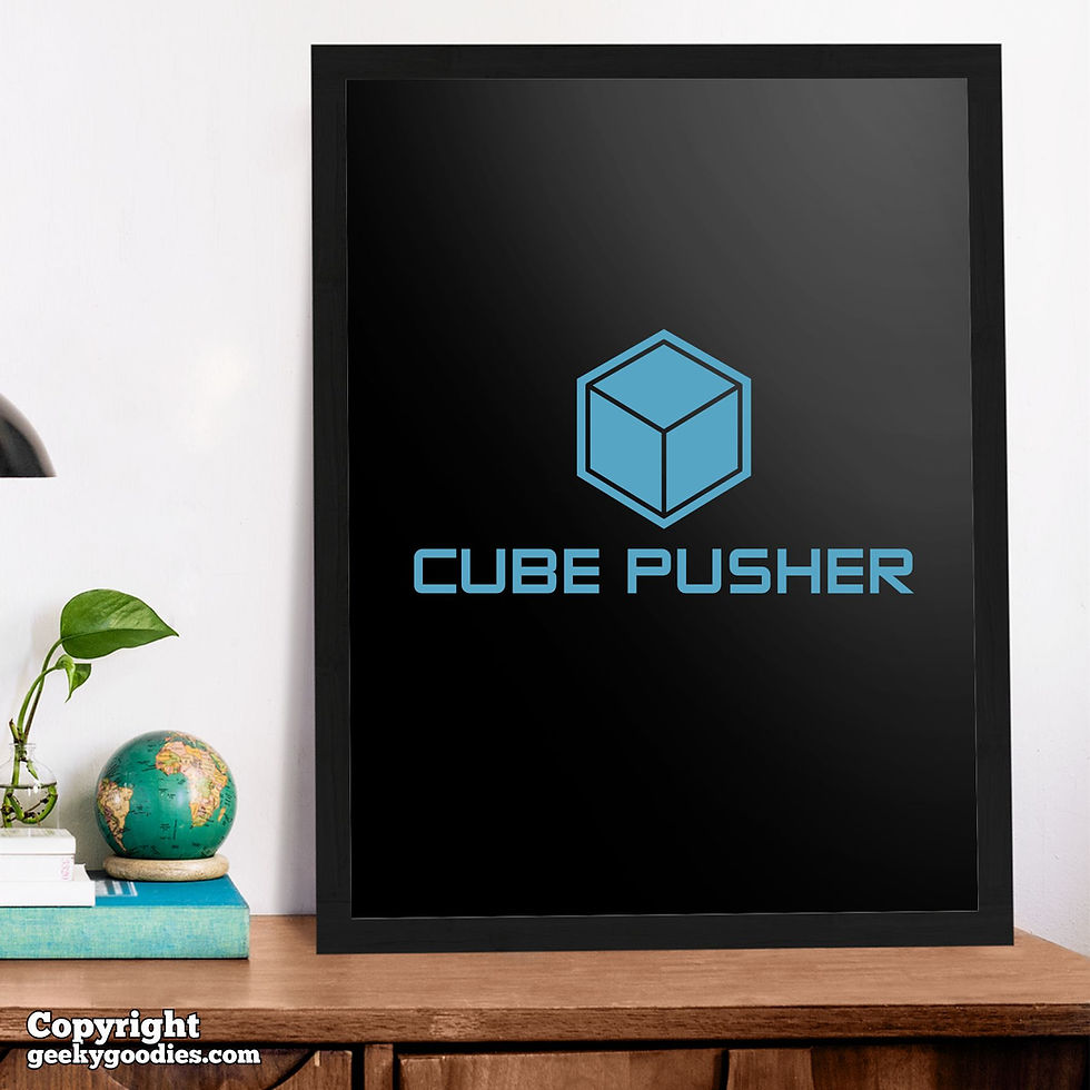 Thumbnail: Cube Pusher Game Room Poster