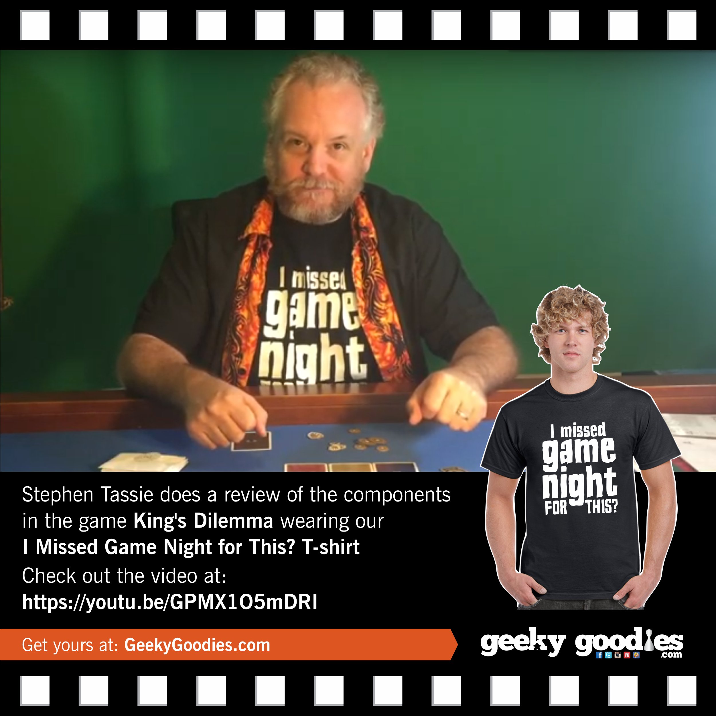Steve Tassie | Geeky Goodies Shirt