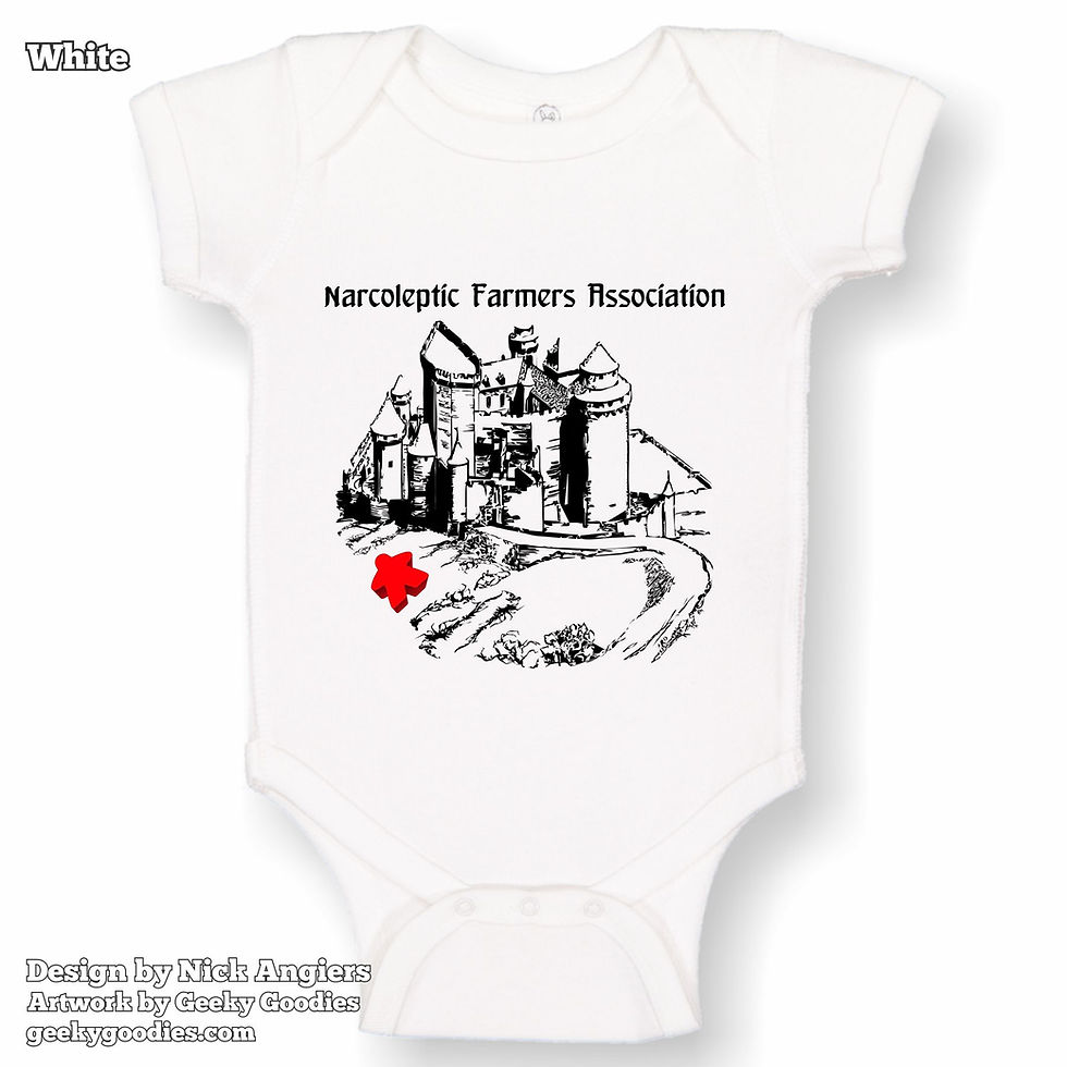 Thumbnail: Narcoleptic Farmers Association Baby Onesie / Infant Bodysuit