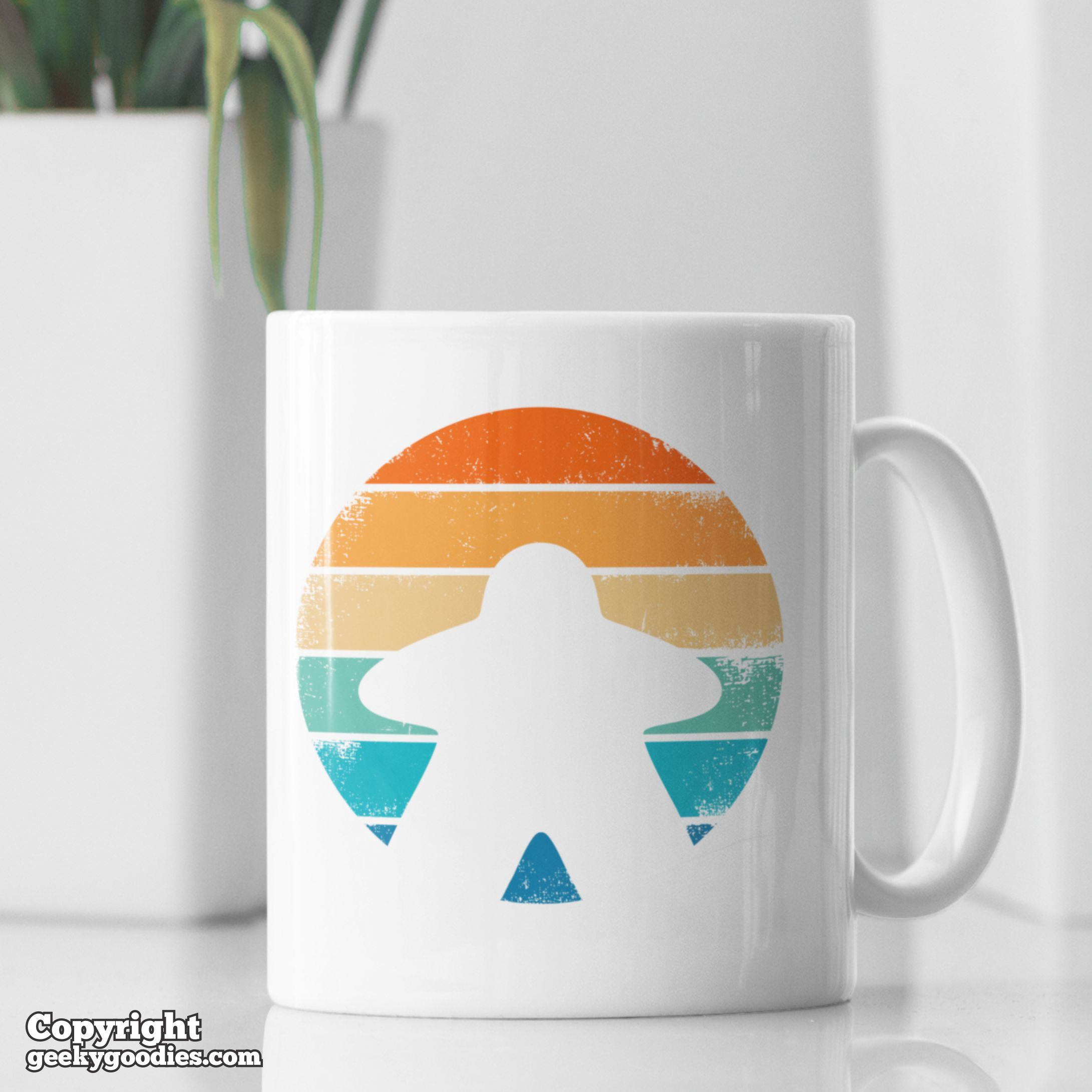 Retro Meeple Coffee Mugs