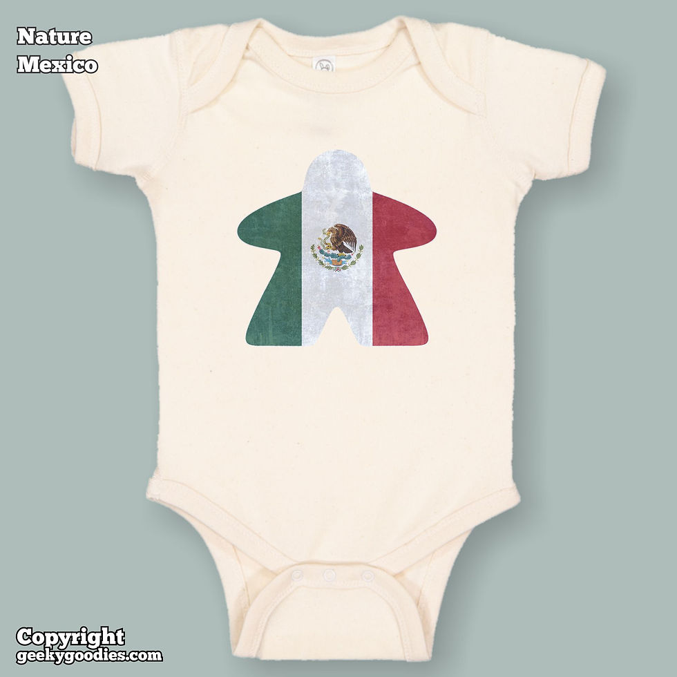 Thumbnail: Meeple Flag Baby Onesies / Infant Bodysuits