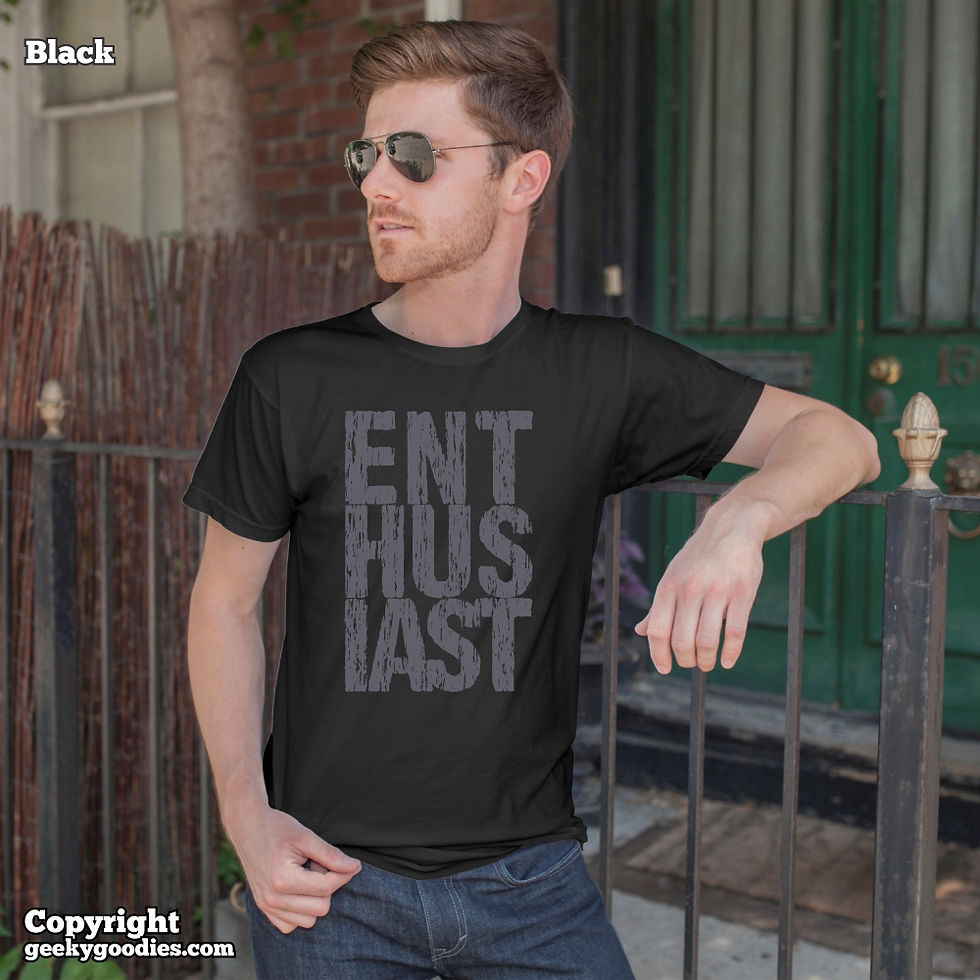 Thumbnail: Enthusiast (Stacked) Men's/Unisex T-shirt