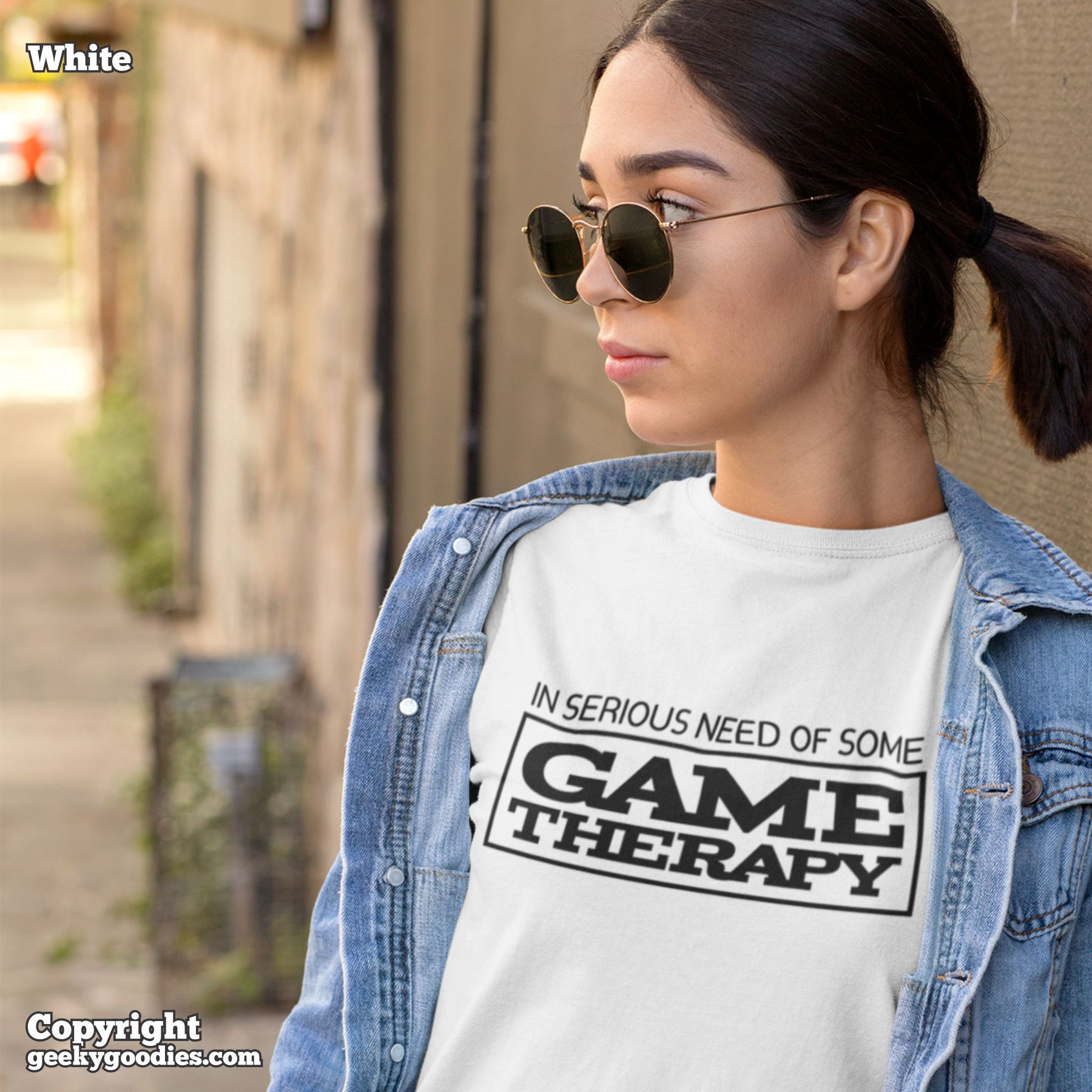 In Serious Need of Some Game Therapy Ladies T-shirts