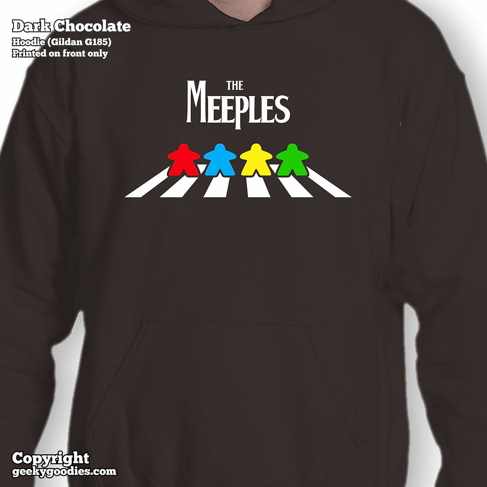Thumbnail: The Meeples of Abbey Road Unisex Hoodie