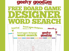FREE Board Game Designer Word Search Game