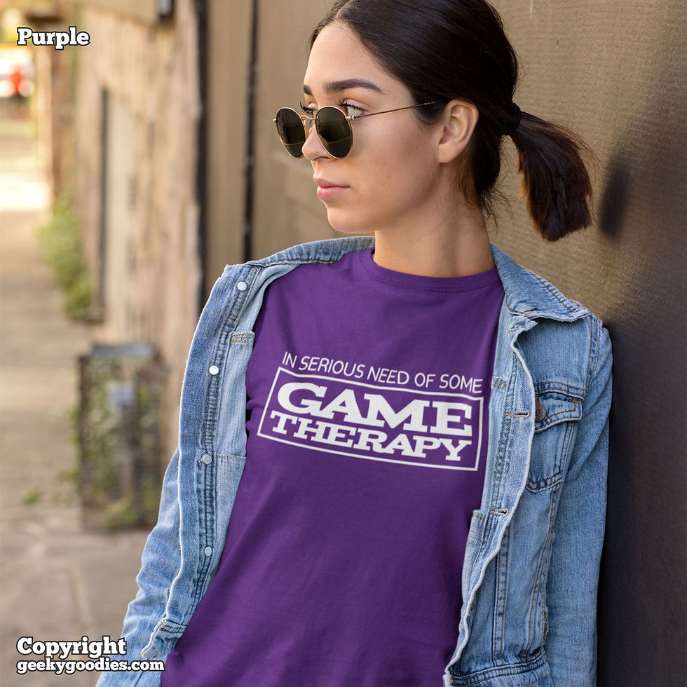 Thumbnail: In Serious Need of Some Game Therapy Ladies T-shirts