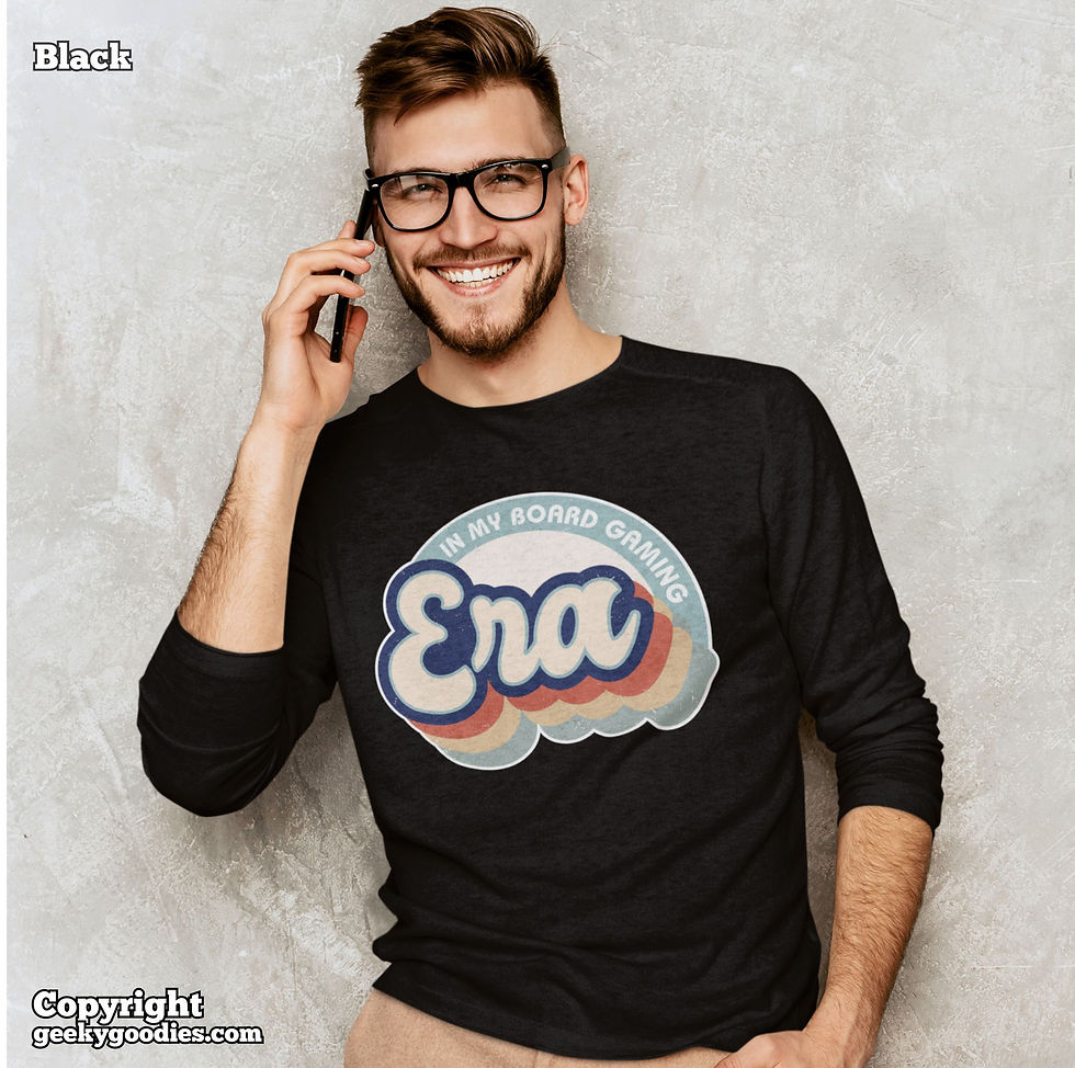 Thumbnail: In My Board Gaming Era Unisex Long Sleeve Shirts