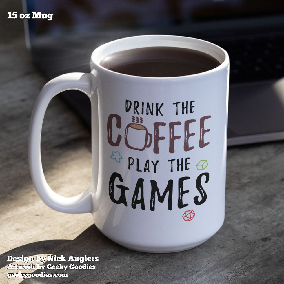 Thumbnail: Drink the Coffee Play the Games Coffee Mug