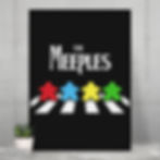 Thumbnail: The Meeples of Abbey Road Game Room Poster