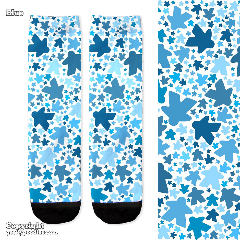 Thumbnail: Meeple Pattern Socks