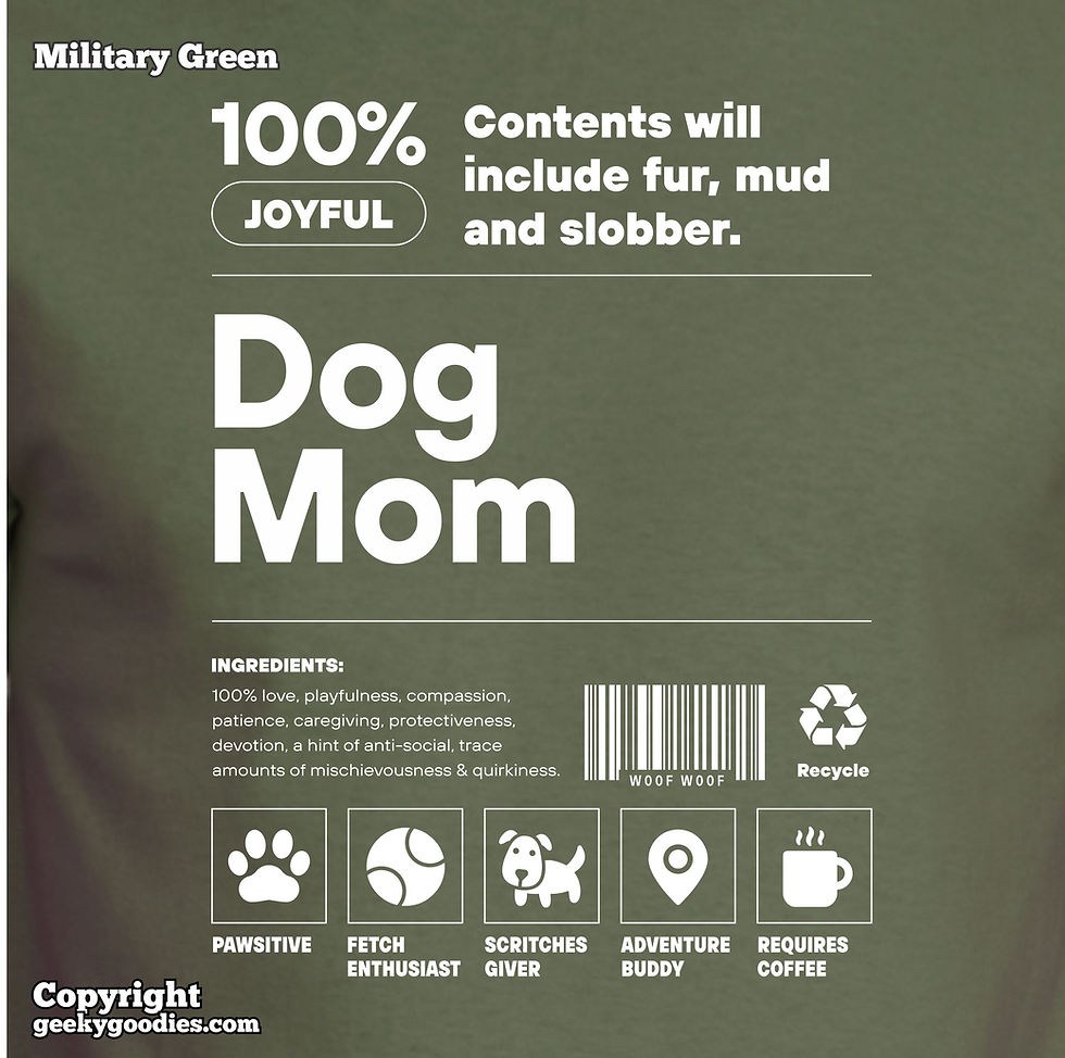 Thumbnail: Anatomy of a Dog Mom Unisex T-shirts