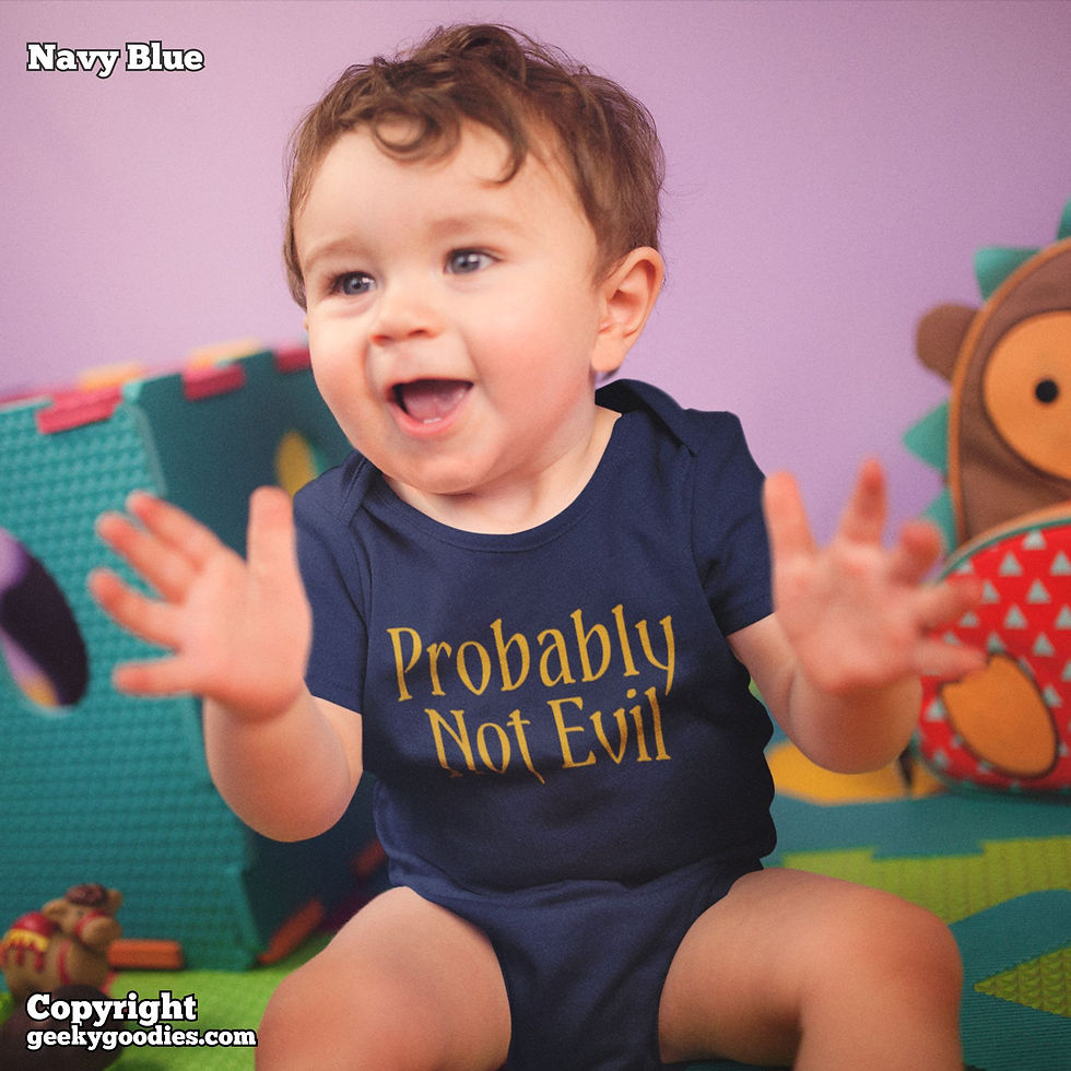 Thumbnail: Probably Not Evil Baby Onesies / Infant Bodysuits