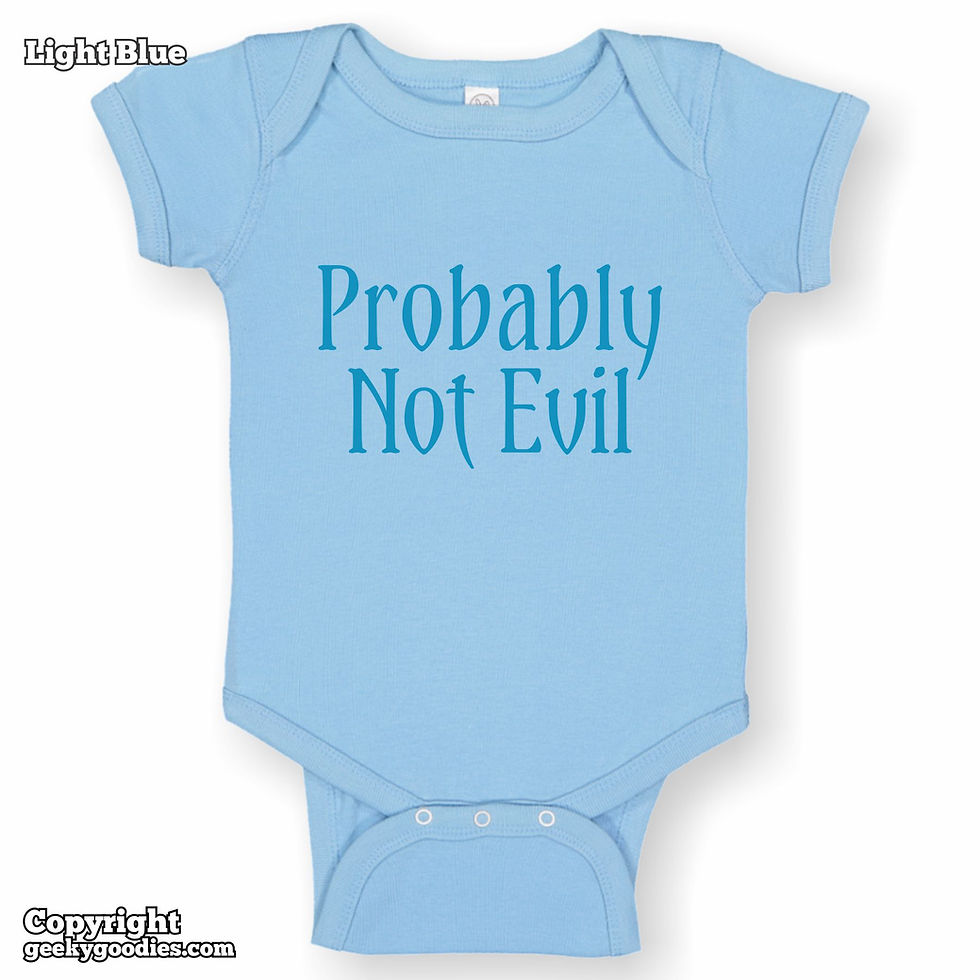 Thumbnail: Probably Not Evil Baby Onesies / Infant Bodysuits
