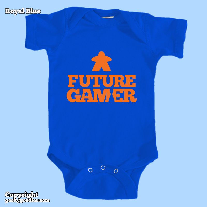 Thumbnail: Future Gamer Baby Onesies / Infant Bodysuits (Orange Letters)
