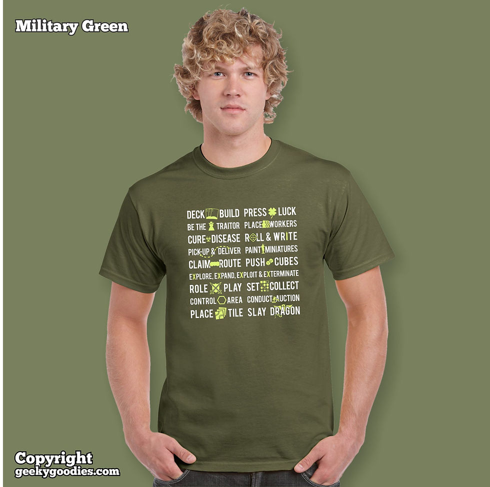 Thumbnail: A Day in the Life of a Board Gamer Men's / Unisex T-shirts