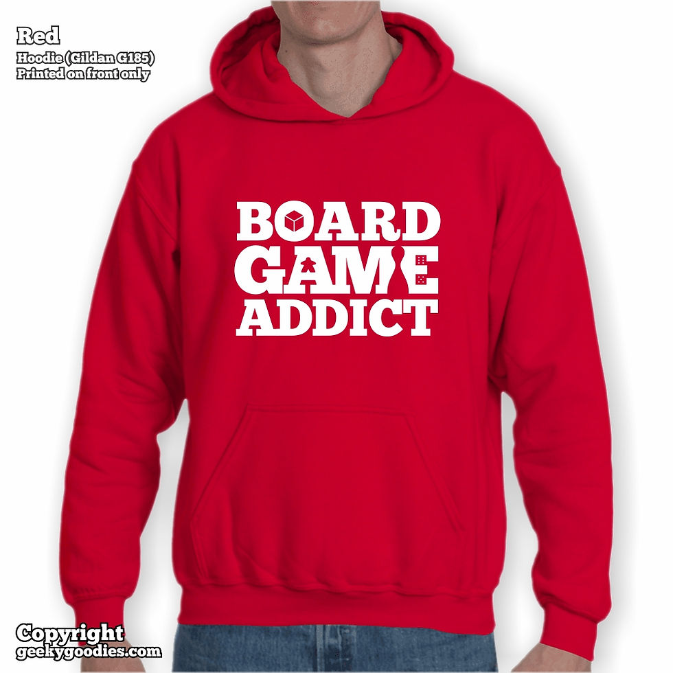 Thumbnail: Board Game Addict Unisex Hoodies