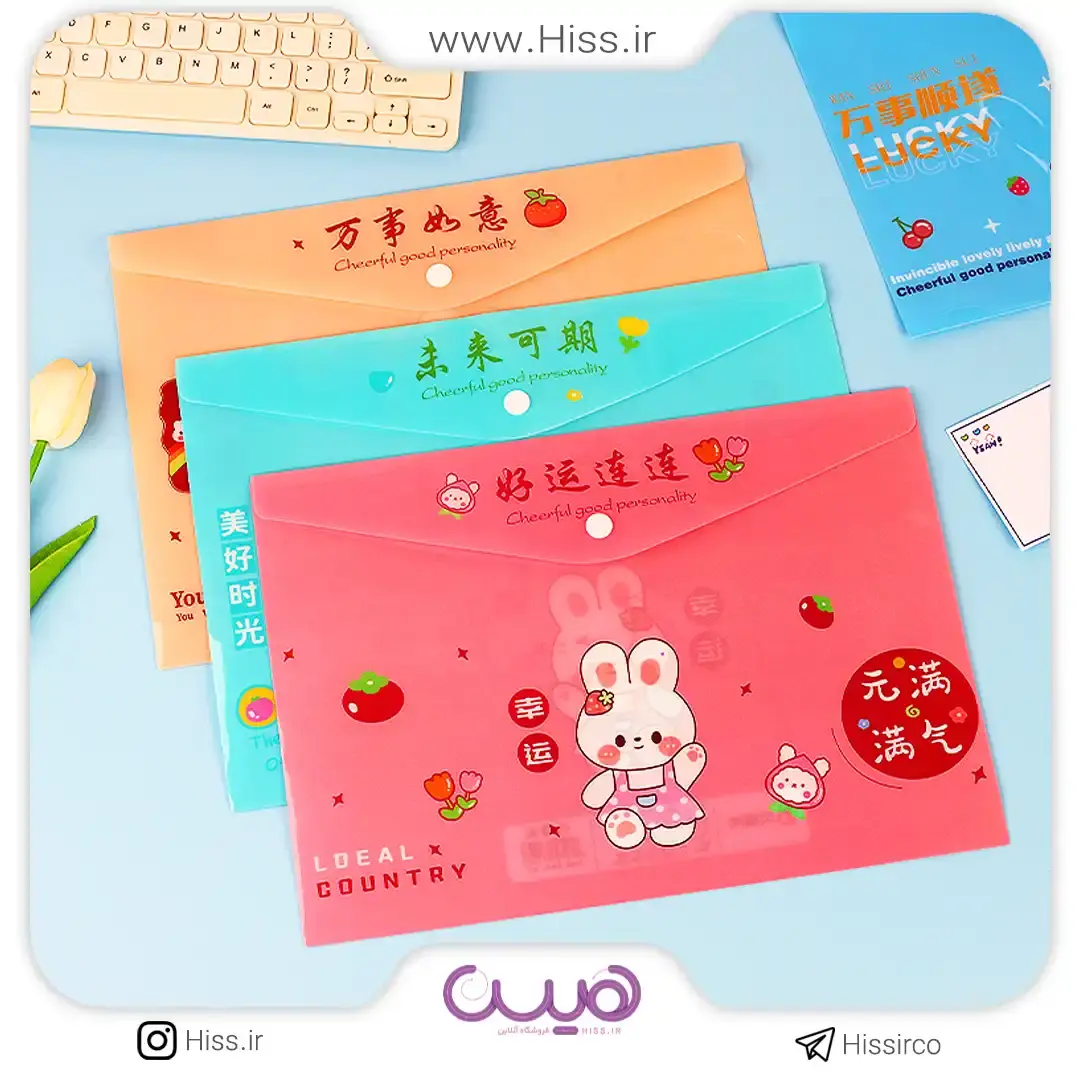 Porta documento kawaii A4