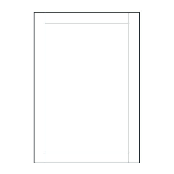 BEP30 - Decorative Door - Base End Panel Decorative Door - 24"W x 30"H