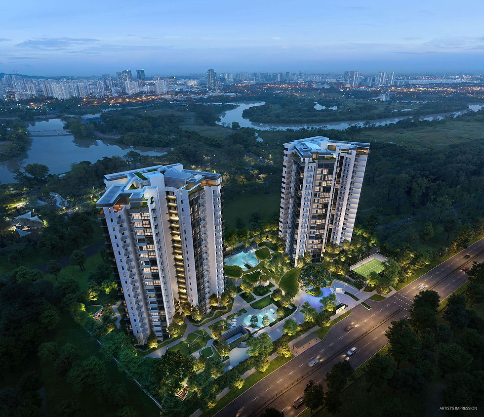 The Lakegarden Residences Facade View