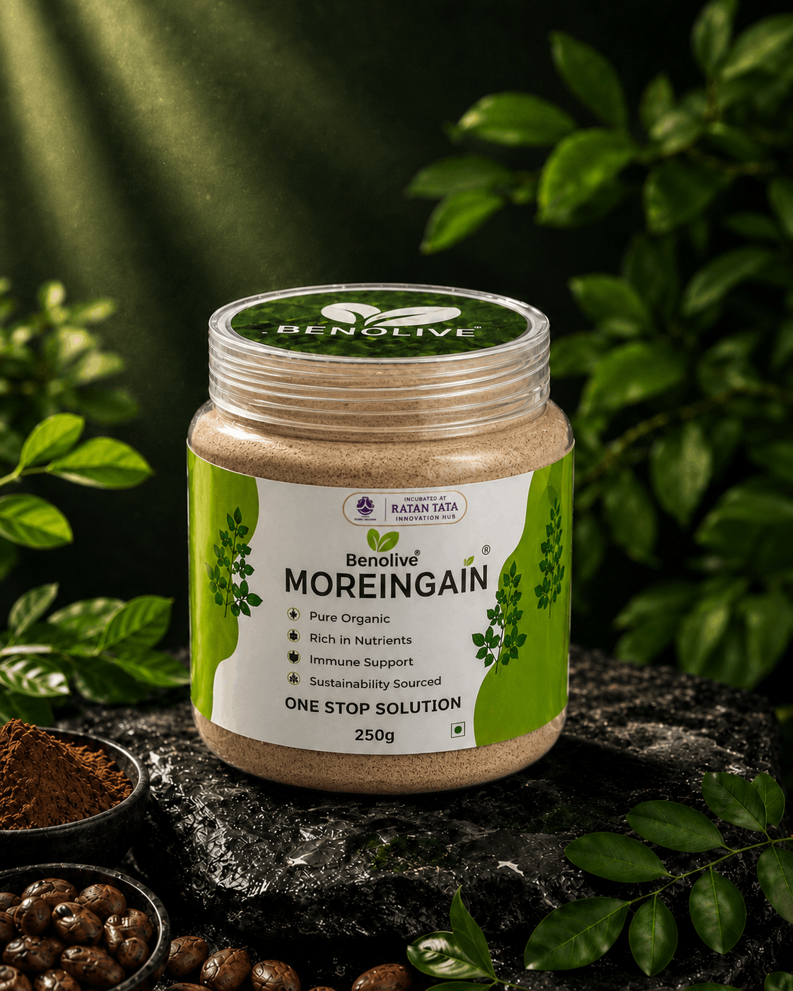 Moreingain - Chocolate flavors, No Sugar - 250g