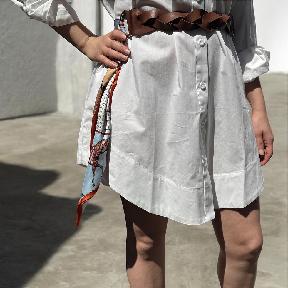 House of Snake Reversible Scarf Belt 