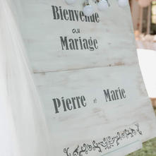 pancarte en bois mariage