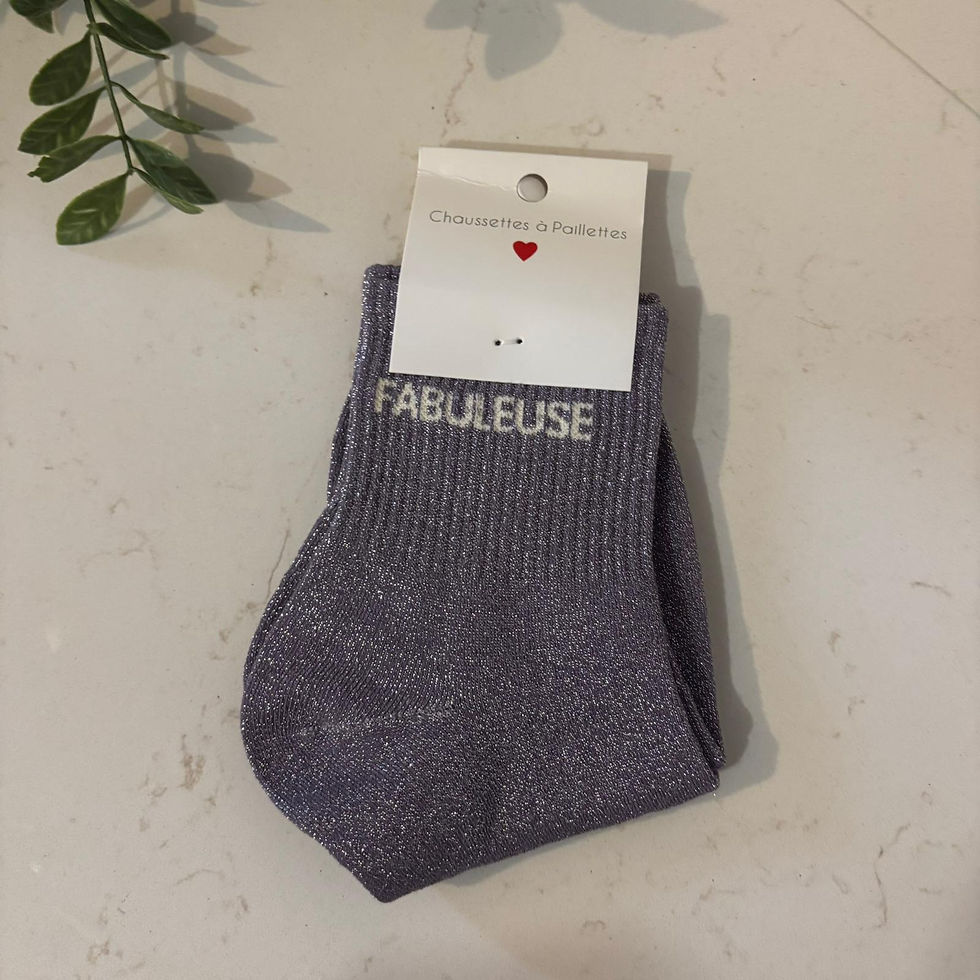 Chaussettes à paillettes édition FABULEUSE