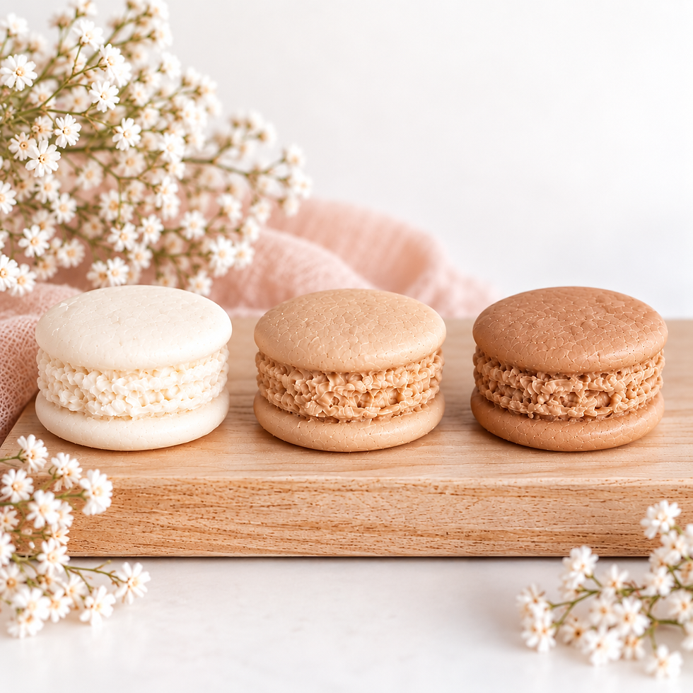 Macaron de cire parfumée La Fée Licorne