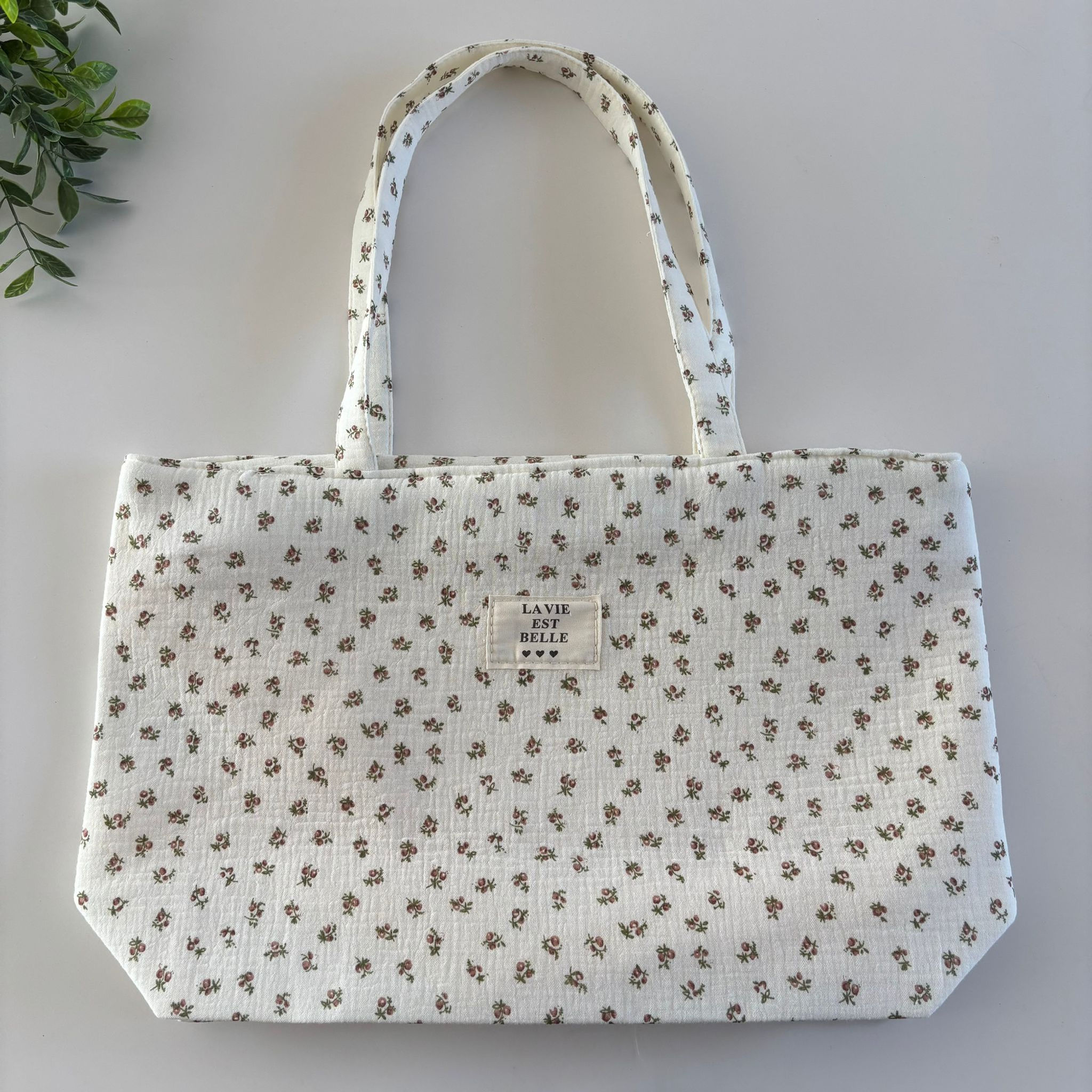 Sac Fourre tout "Lola" - La vie est belle, zip molletonné