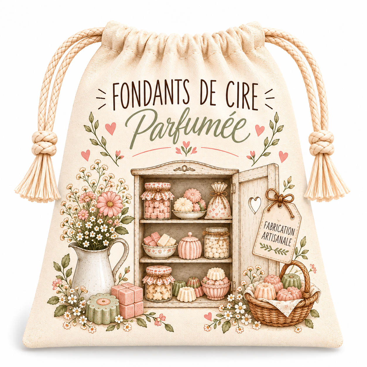 Pochette surprise de 2 fondants de cire parfumée