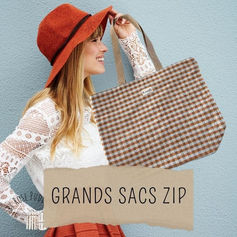 Une jolie collection de sacs zippés chez By Rose Pudding