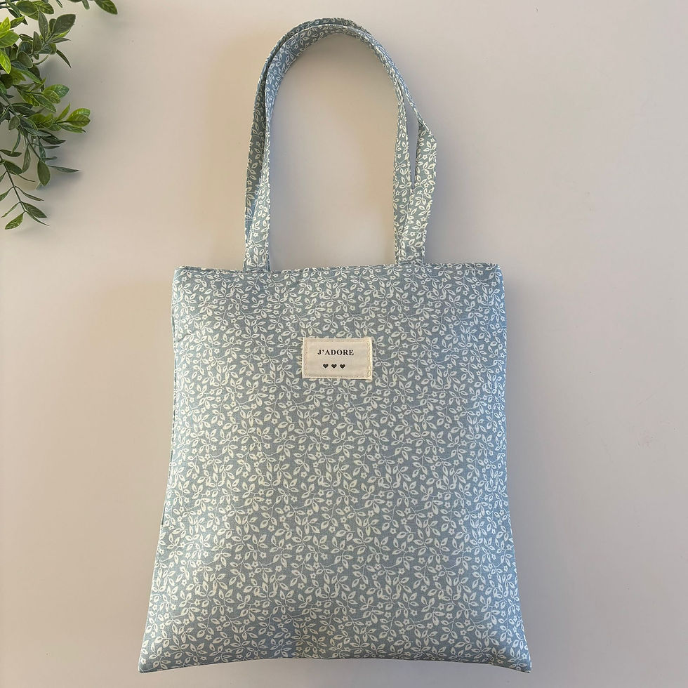 Tote bag zippé molletonné Modèle "Émy" - J'adore