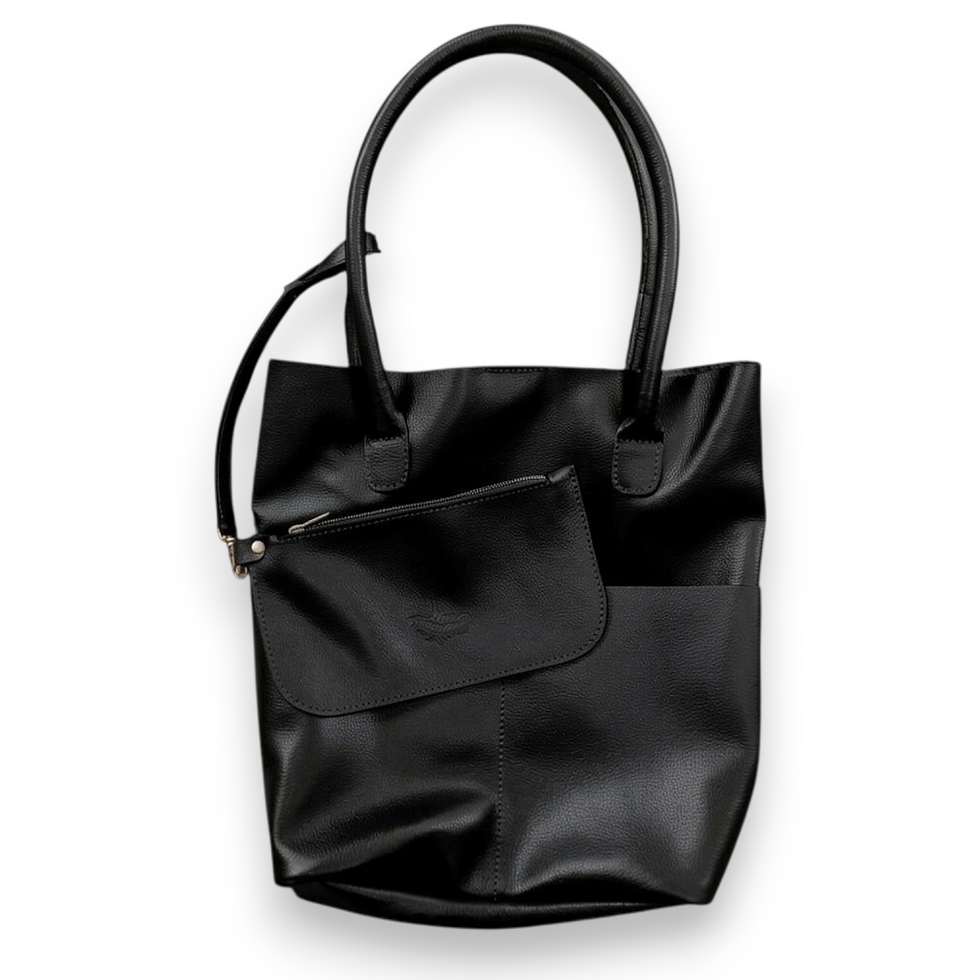 Miniatura: Bolsa Sacola Shopper N1 Bolsos Couro Line Store Leather - Cores Variadas