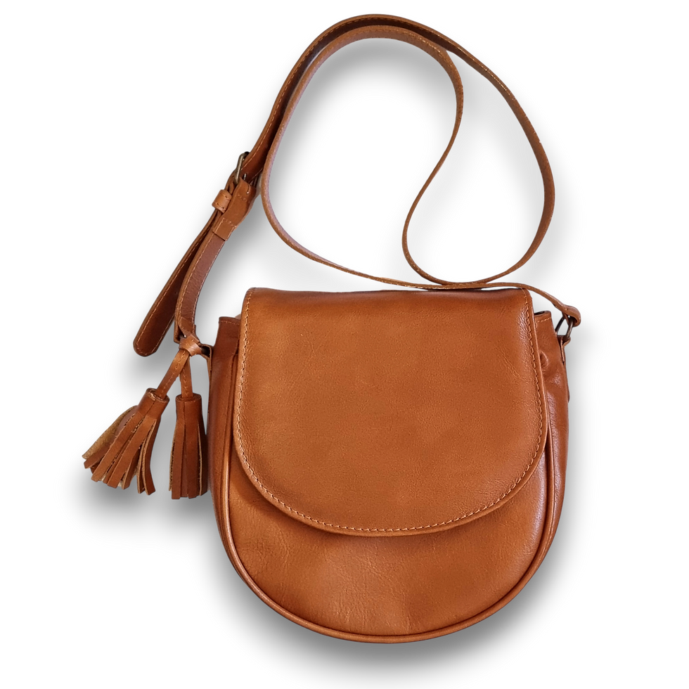 Miniatura: Bolsa Saddle Couro Line Store Leather - Cores Sortidas