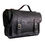 Miniatura: Bolsa e Pasta Satchel Clássica Line Store Leather Couro Preto Croco
