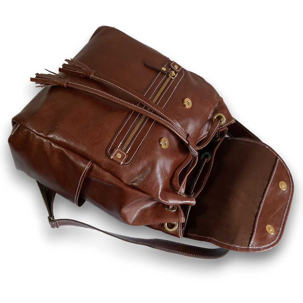 Miniatura: Mochila Louise Couro Line Store Leather - Cores Variadas