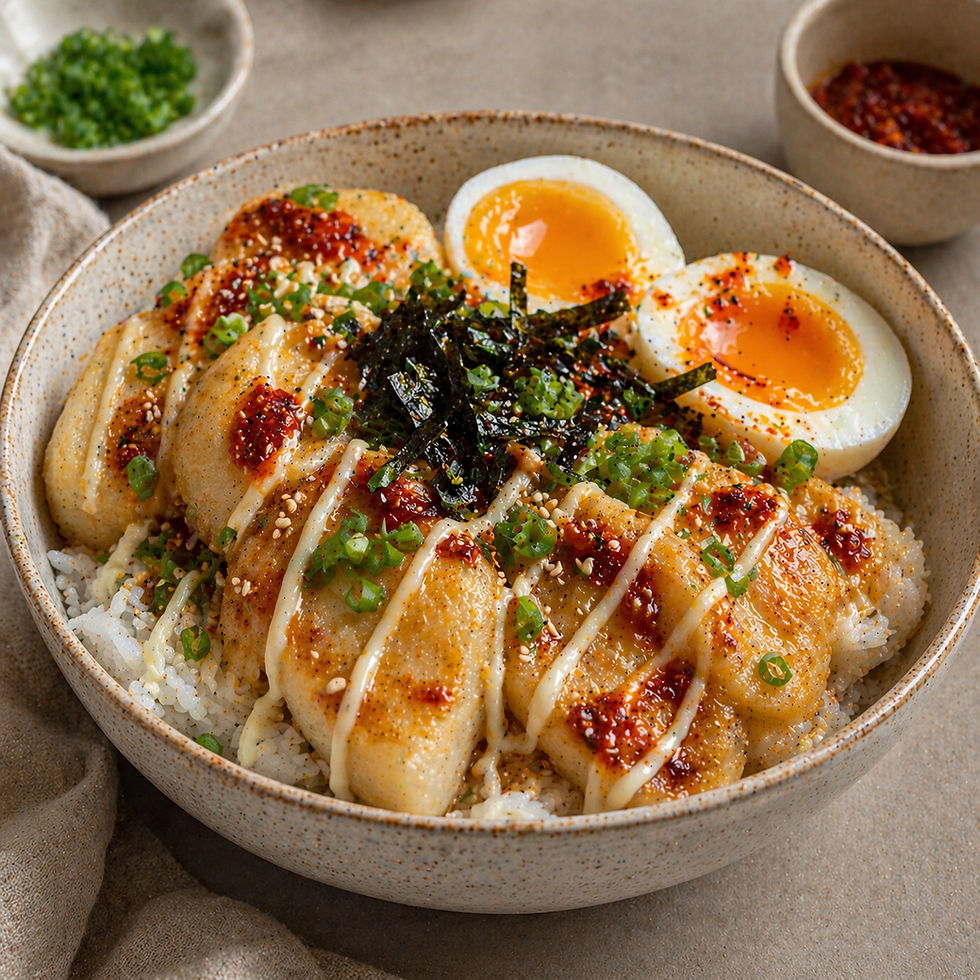 Otak-otak Holland Rice Bowl