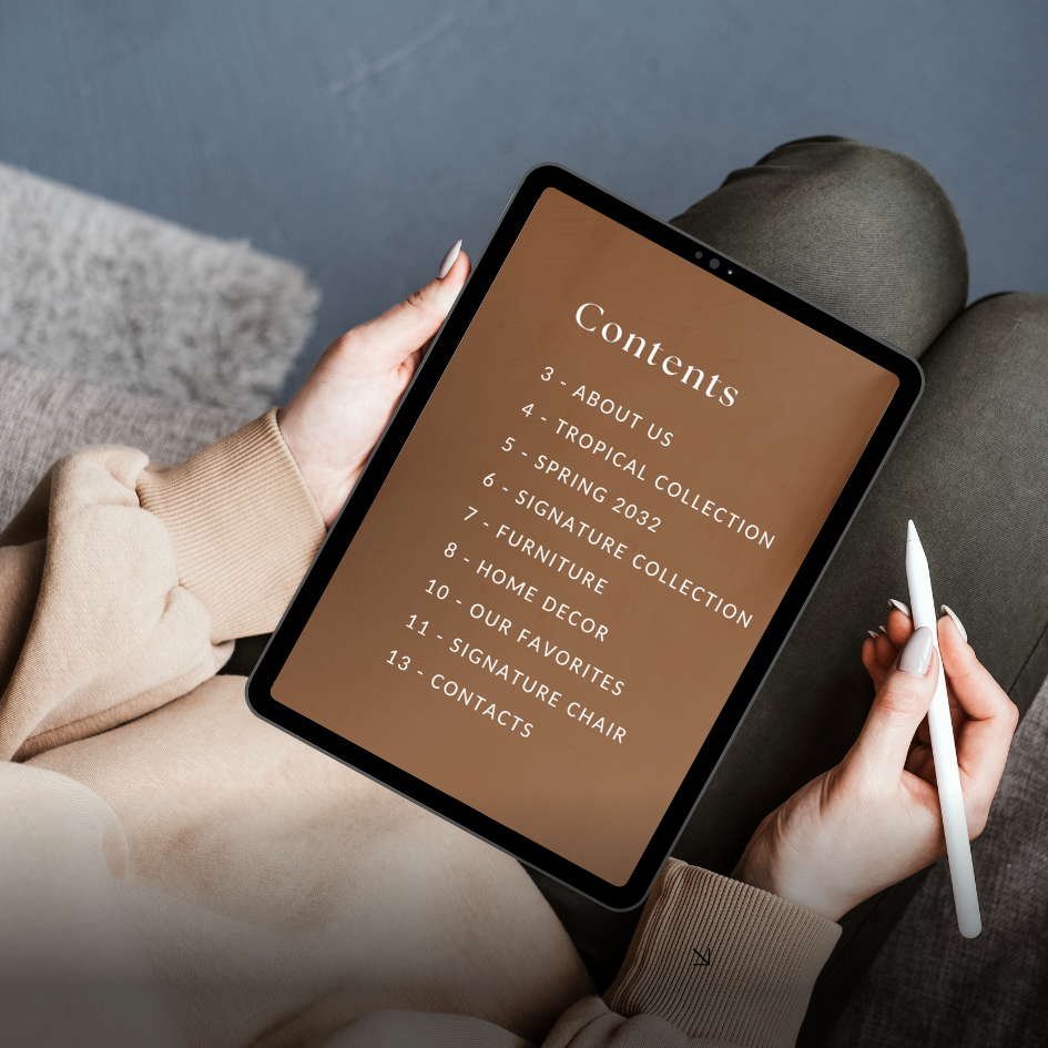 Thumbnail: Neutral Furniture Product Line Catalogue – A4 Editable in Canva