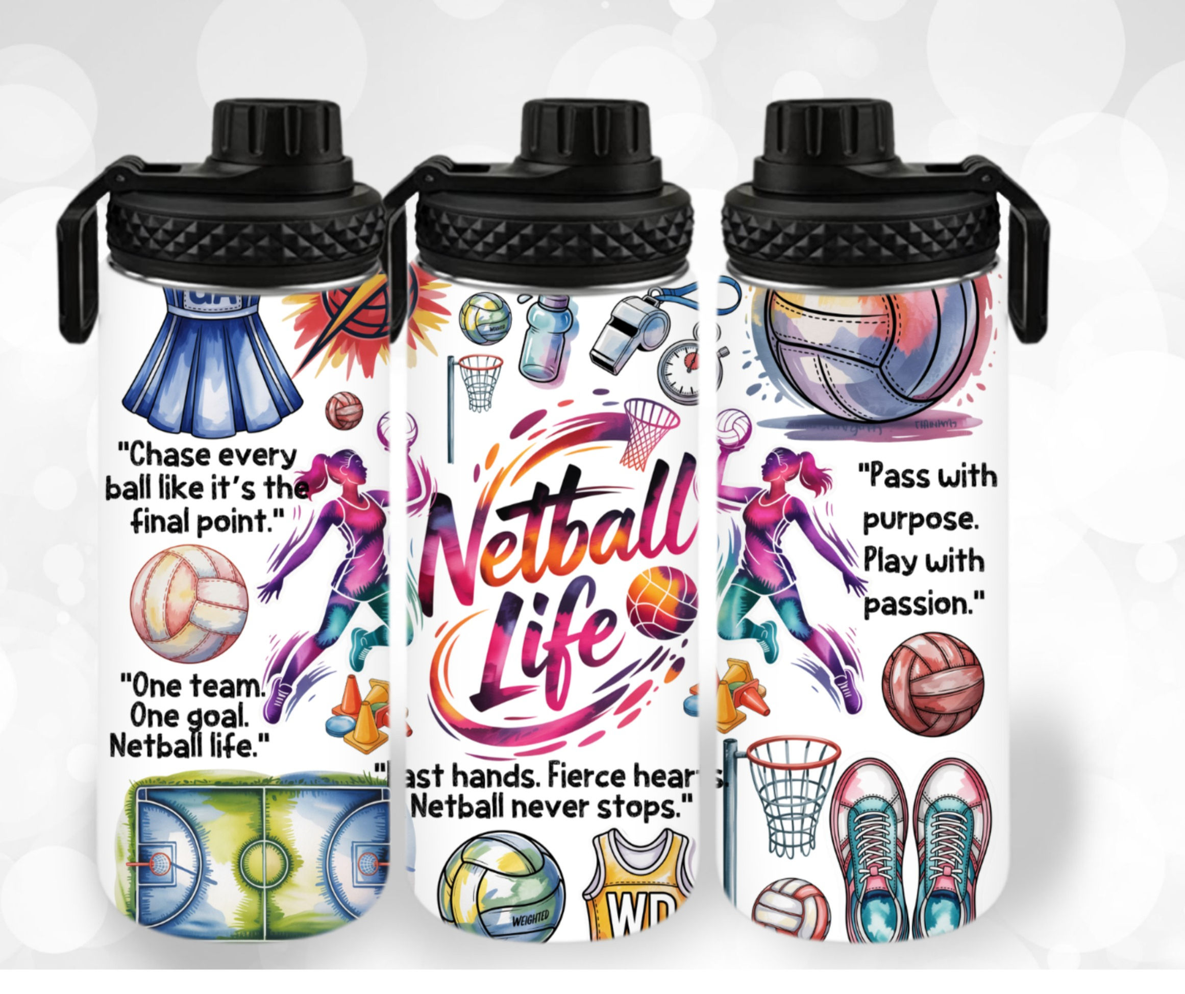 Netball water bottle
