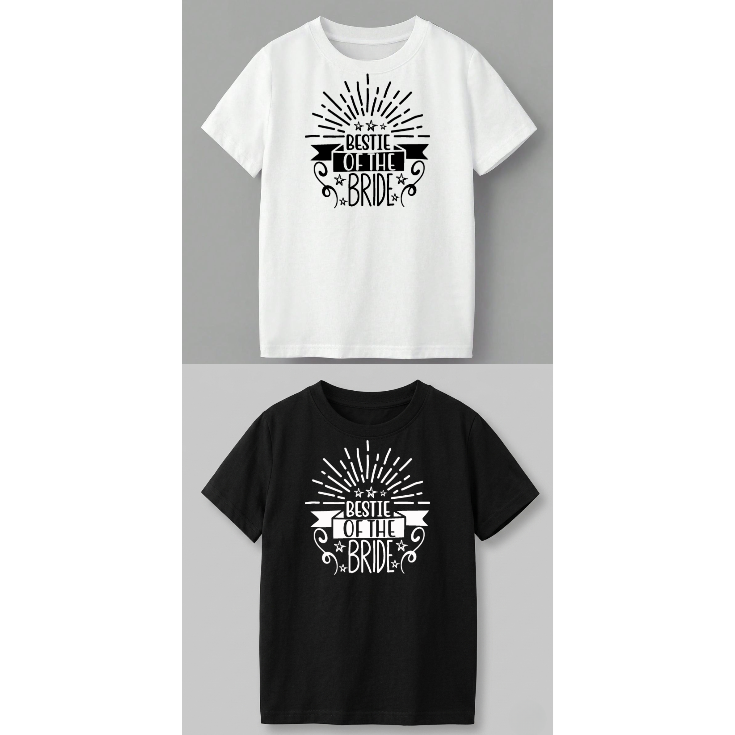 Wedding T Shirt Bride bestie