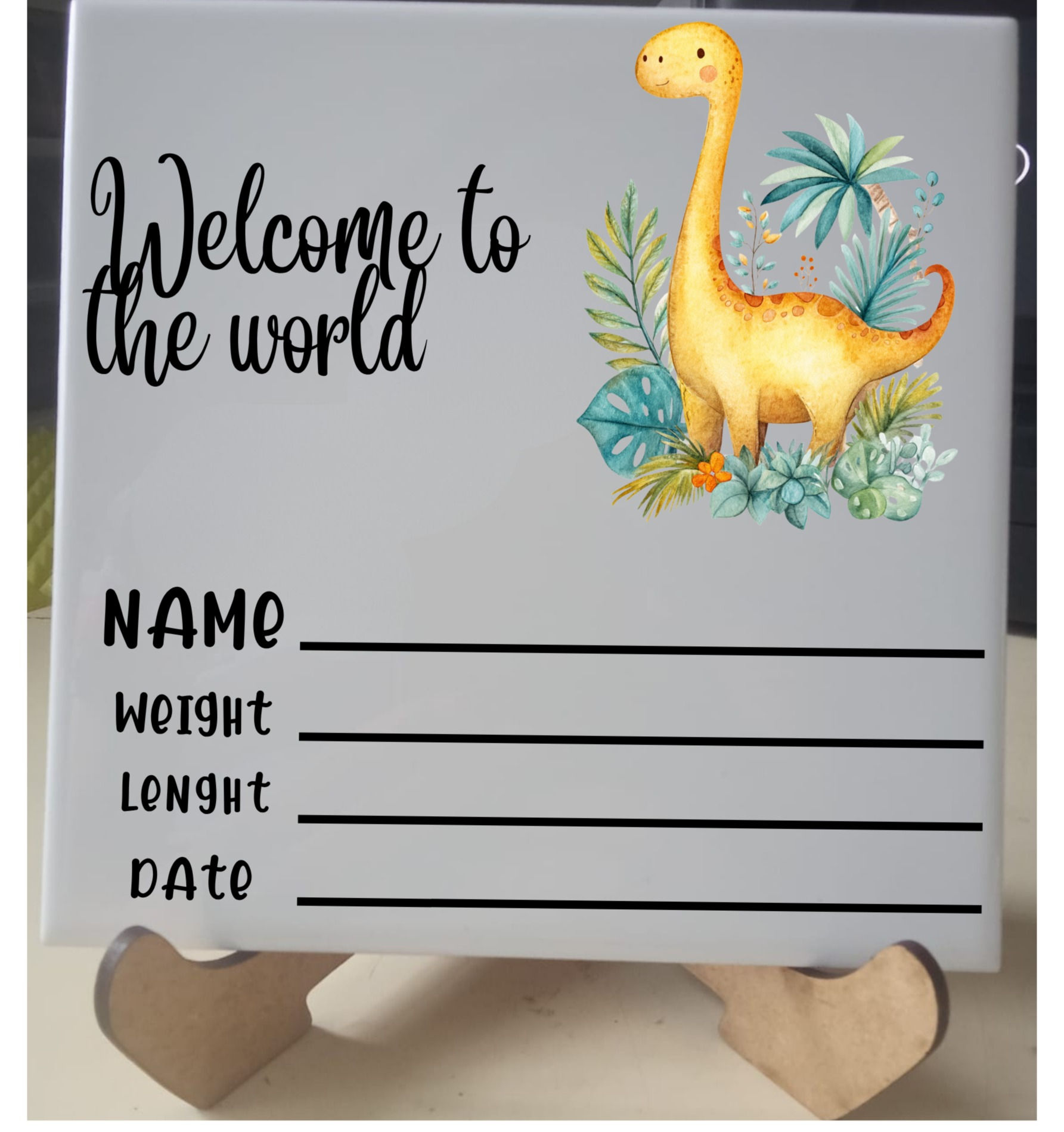 Dino birth tile