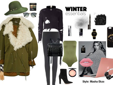 Personal shopping, woman / Winter essentials.                                        My choice: