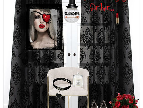 Valentine's day for her.