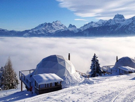 Whitepod Resort in Switzerland , Europe .