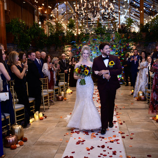 Wedding ceremony at The Fox Hollow in Woodbury NY