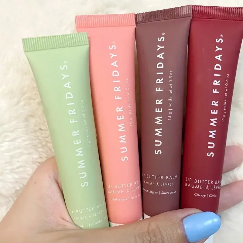 Summer Fridays New Lip Balm Vanilla Beige Birthday Cake Pink Sugar Guava Toasted