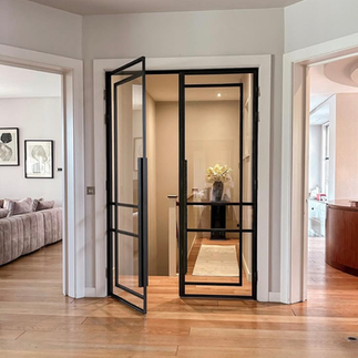 Luxury internal steel door for contemporary interiors