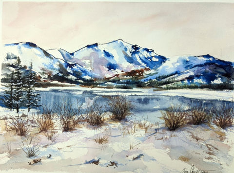 Tina Schmidt, original watercolor painting, watercolor 