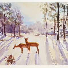Tina Schmidt, original watercolor painting, watercolor
